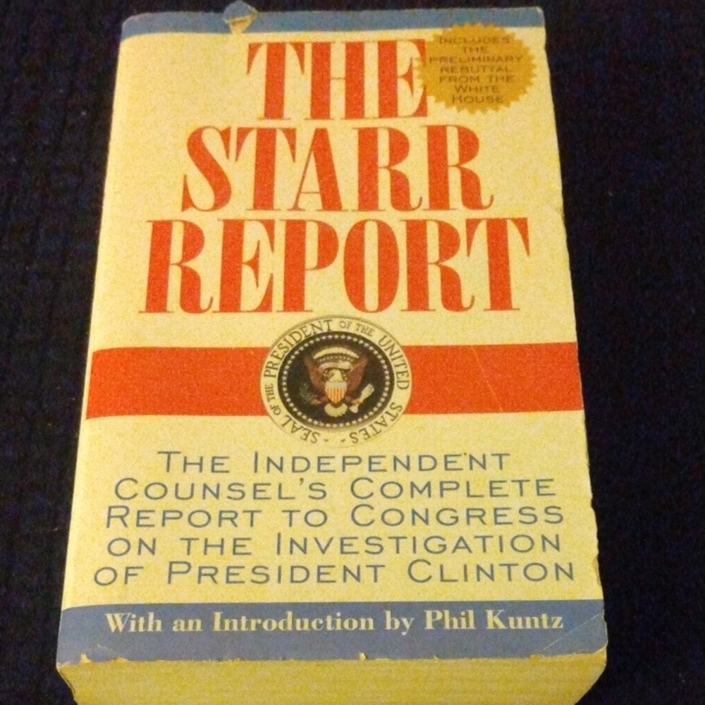 The Starr Report Book with Seal